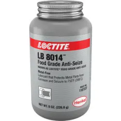 8oz Brush Top Can Loctite LB 8014 Metal Free Food Grade Anti-Seize