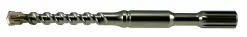 5/8" x 36" Drillco 1830 Series Spline Shank Bright Finish 4-Cutter Carbide Tipped Rotary Hammer Drill Bit