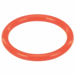 #339 3-1/4" x 3-5/8" x 3/16" Orange PTFE (Teflon) Enclosed Silicone 70 Durometer Standard O-Ring