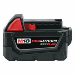 M18 Milwaukee REDLITHIUM XC 5.0Ah Lithium-Ion Extended Capacity Power Tool Battery