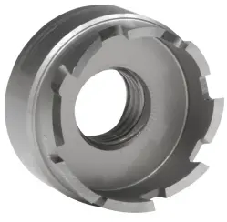 1-1/8"Dia 3/16"DOC Quad-Lead Threaded Shank Hougen 14,000 Series Holcutter Bright Finish HSS Hole Cutter