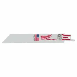 6" x 3/4" x .035" 24 TPI Milwaukee Sawzall Bi-Metal Metal Reciprocating Saw Blade 5-Pack