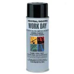 16oz Aerosol Gloss Black Krylon Work Day Enamel Spray Paint