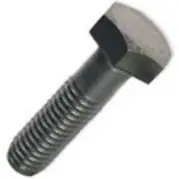 3/8"-16 x 3-1/2" SAE J429 Grade 8 Yellow Zinc Finish Steel Hex Cap Screw with Nylon Patch (USA)