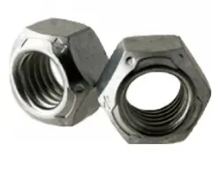 7/16"-14 Grade C Zinc Finish Steel All Metal Top Lock Nut
