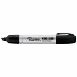 Black Broad Chisel Tip Sharpie King Size Permanent Marker 12-Pack