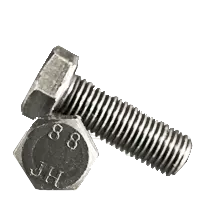 M12-1.50 x 25mm DIN 961 Class 8.8 Plain Finish Steel Hex Cap Screw