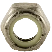 5/16"-18 Type NE Grade 18-8 Stainless Steel Nylon Insert Lock Nut