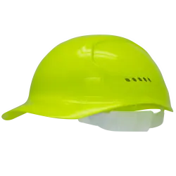Hi-Vis Green HDPE Duo Safety 4-Point Pinlock Bump Cap