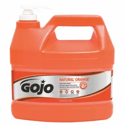 1gal Pump Dispenser Gojo Natural Orange Pumice Hand Cleaner