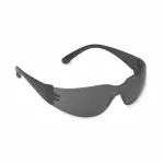 Gray Anti-Scratch Lens Black Frame Bulldog Black Temple Safety Glasses
