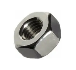 #10-32 Grade 316 Stainless Steel Finished Hex Nut