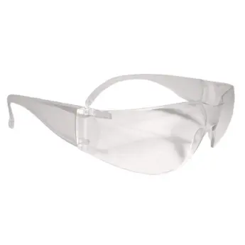 Clear Anti-Scratch Lens Clear Frame Mirage Clear Temple Safety Glasses