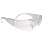 Clear Anti-Scratch Lens Clear Frame Mirage Clear Temple Safety Glasses