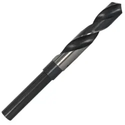 1-25/64" Drill America 118 Point Black & Gold Finish HSS 1/2" Shank Silver & Deming Drill