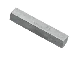 5/8" x 5/8" x 12" ASTM A484 Plain Finish Stainless Steel Oversized Keystock