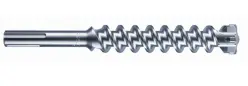 7/8" x 13" Drillco 1740 Series SDS-Max Bright Finish 4-Cutter Carbide Tipped Rotary Hammer Drill Bit
