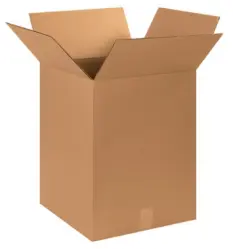 15"L x 15"W x 20"H 200#/ECT-32 Single Wall Kraft Corrugated Box