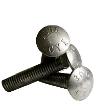 1/2"-13 x 10" ASTM A307 Grade A Hot-Dip Galvanized Steel Carriage Bolt