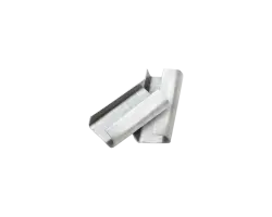 1/2" x 1-1/4" x .025" Zinc Plated Steel Open Seals for Steel Strapping 1000Ct Box