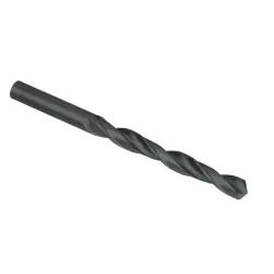 8.5mm QualTech 118 Point Black Oxide Finish HSS Jobber Length Drill