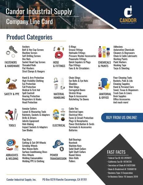Full Company- Line Card-Front