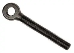 3/8"-16 x 3-1/2" UNC-2A ASTM A521 Black Oxide Finish Steel Fully Threaded Rod End