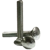 5/16"-18 x 1 3/4" Grade A307 Zinc Plated Steel Carriage Bolt
