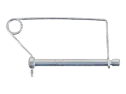 1/4" x 3-1/2" Zinc Finish Steel Coil Tension Snap Safety Pin