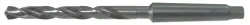 21/32" Drillco 1475 Series 118 Point Black Oxide Finish HSS Taper Oversize Shank Drill