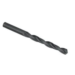#41 QualTech 118 Point Black Oxide Finish HSS Left Hand Jobber Length Drill