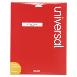 Self-Adhesive Permanent File Folder Labels, , White, 30/Sheet, 25 Sheets/Box