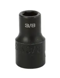 1/2" Drive 3/4" Proferred Black Phosphate Finish 6pt Deep Impact Socket
