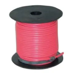 18 AWG Black PVC Insulated 80C GPT Primary Wire 100ft Roll