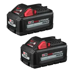 M18 Milwaukee REDLITHIUM XC 6.0Ah Lithium-Ion High Output Power Tool Battery 2-Pack
