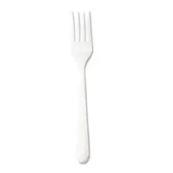 GEN White Heavy Weight Polystyrene Fork 1000Ct