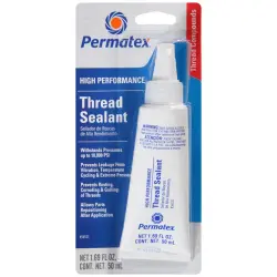 50ml Tube Permatex White High Performance Automotive Grade Thread Sealant